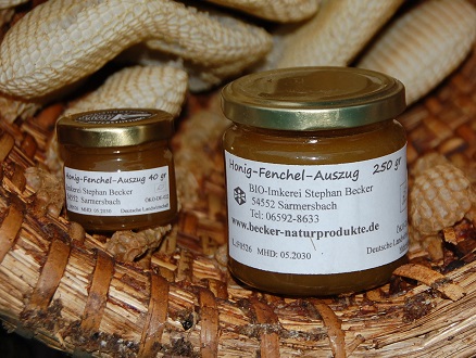 Honig-Fenchel-Auszug BIO 250 gr