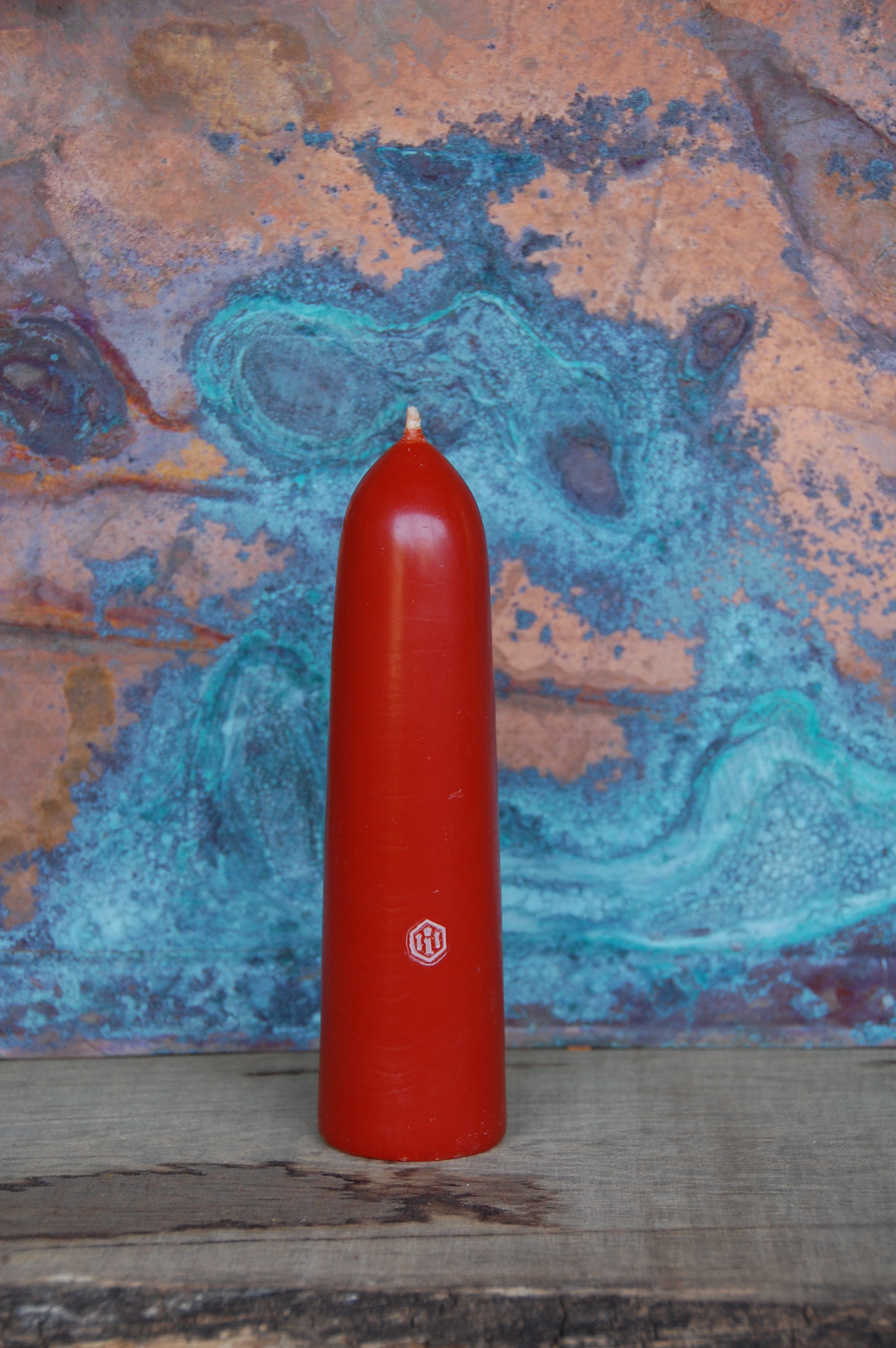 Stumpenkerze-100-Bienenwachs-Rot-60-205-1-Rot55e0c590d1fc5 Dicke Stumpenkerze - Ø 60 mm - rot